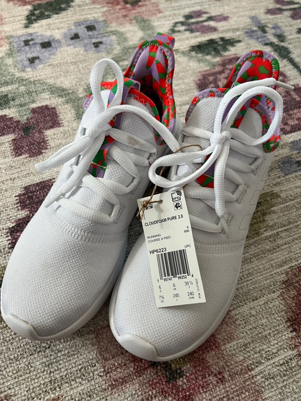 Cloudfoam Pure 2.0 Women’s Lightweight White Running Shoes